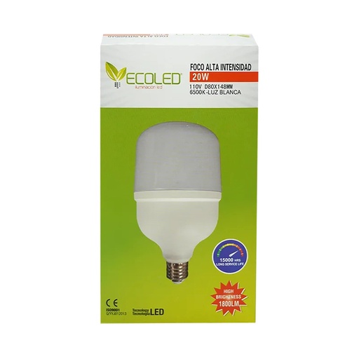 [4M920E0] FOCO LED 110V 20W 6500K  CENTURY