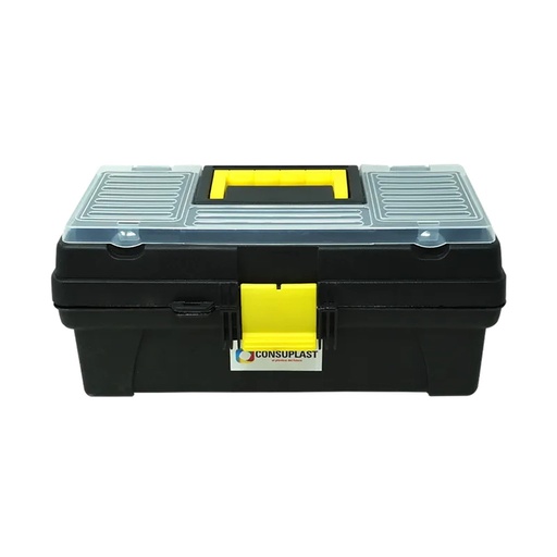 [58PECH1] CAJA DE HERRAMIENTAS 14&quot; NEGRO/AMARILLO -CONSUPLAST 58PECH1