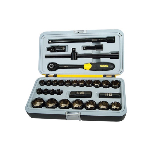 [1-94-662] JGO DE DADOS 1/2&quot; 30 PZAS -STANLEY 1-94-662