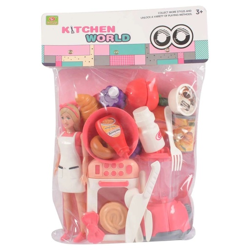 [WS009] JUGUETE JUEGO COCINA EN FUNDA -ALESSA