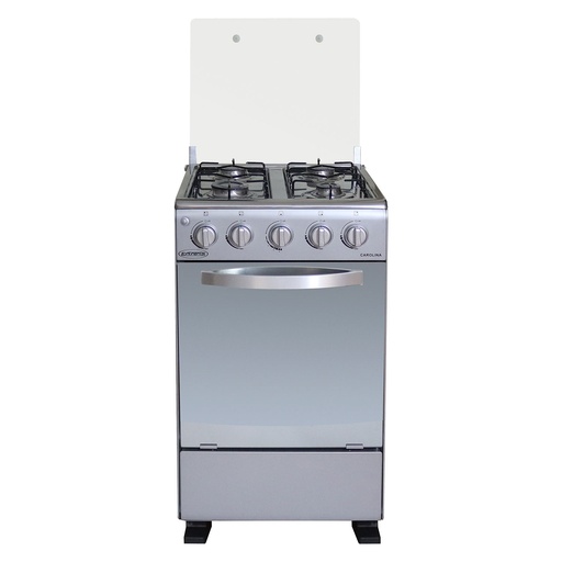 [CAROLINA] COCINA A GAS 21&quot; 4Q CON HORNO ACERO INOX -CONTINENTAL