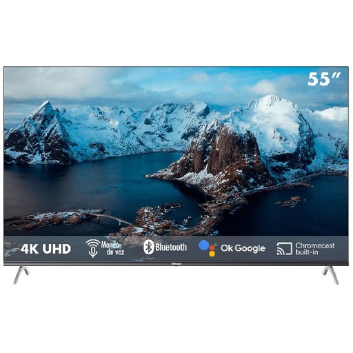 [RLED-GLT55TPX9] TELEVISOR UHD 4K 55&quot; GOOGLE TV NEGRO/-RIVIERA