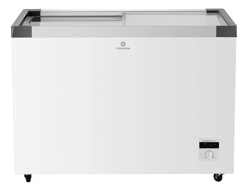 [CI-299TV] CONGELADOR INDURAMA 306L CON 3 NIVELES DE ENFIAMIENTO Y TAPA DE VIDRIO  63.7X112.4X83.7 BLANCO/-INDURAMA