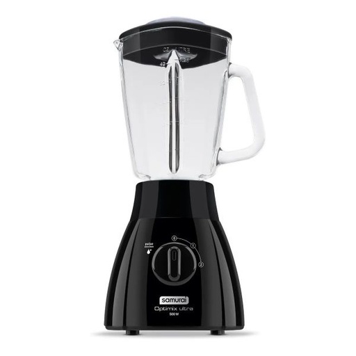 [LN278856] LICUADORA OPTIMIX ULTRA 1.7LT 500W V/VIDRIO NEGRA -SAMURAI