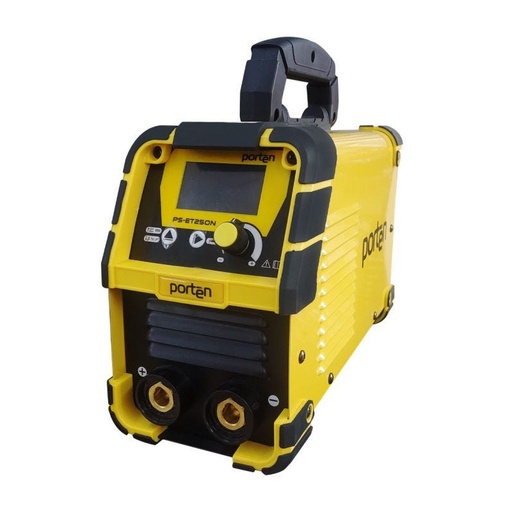[PS-ET250N] SOLDADORA INVERTER ELECT/TIG 250AMP 110/220V AMARILLO/-PORTEN