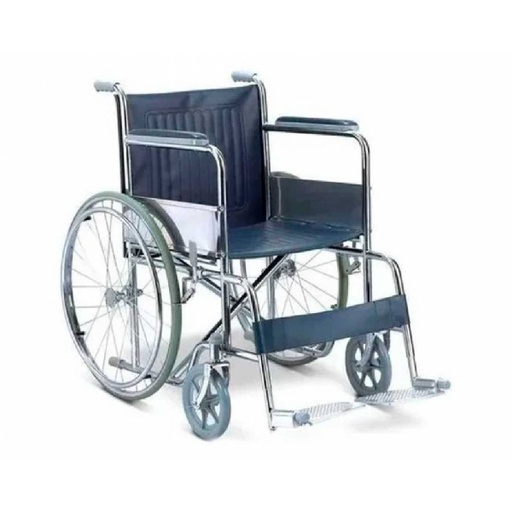 [FY809E CROMADA] SILLA DE RUEDAS TUBO CROMADO/-MEDICLIFE