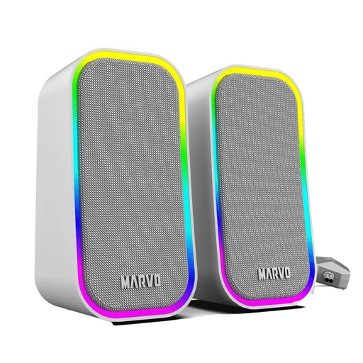 [SG-285GY] PARLANTE DE COMP. 3W X2 GRIS/-MARVO