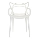SILLA ART SIDNEY CON BRAZOS BLANCO/-PICA
