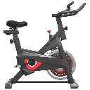 BICICLETA ESTÁTICA DE SPINNING CON MONITOR NEGRO/-FRIENDLY SHOCK