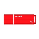 FLASH MEMORY 64GB ROJO/-MAXELL