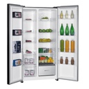 SYDE BY SYDE 595LT NO FROST INVERTER DISPLAY GLASS TOUCH NEGRO/-MABE