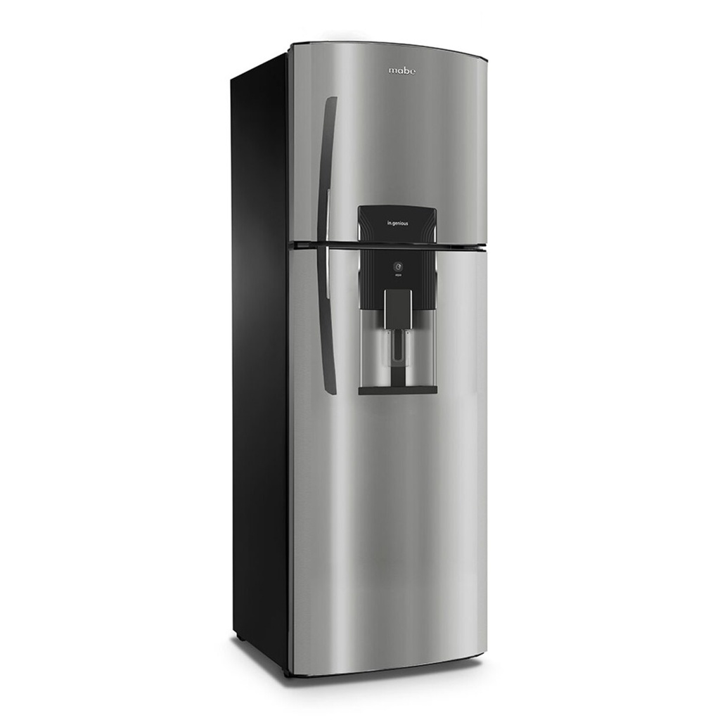REFRIGERADORA 313LT TOP FREEZER 2P NO FROST CON DISPENSADOR 68.5X60X177.5CM INOX/-MABE