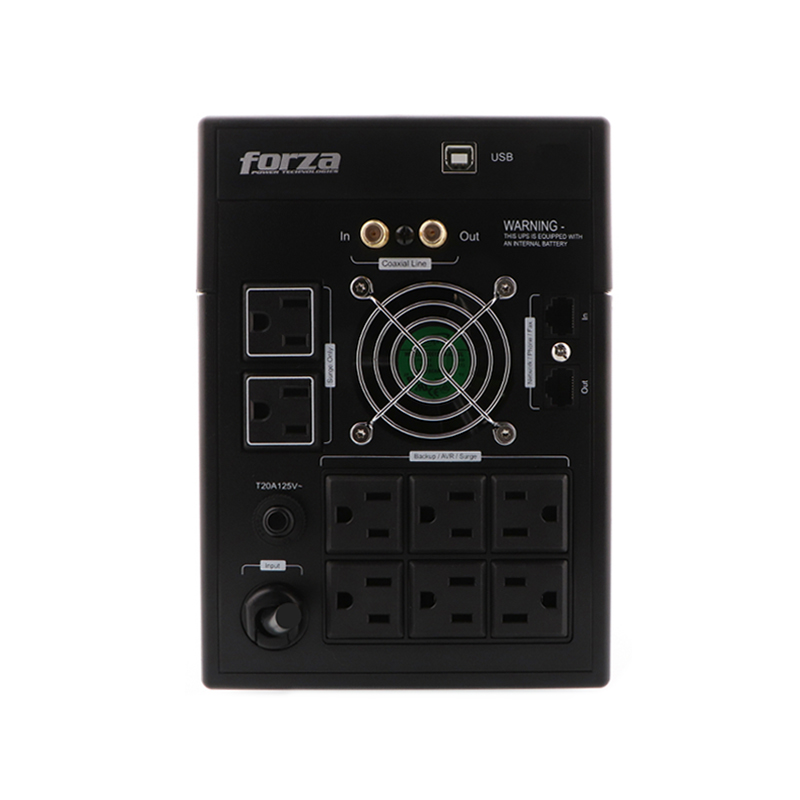 UPS CAPACIDAD 840W 120V 8 TOMAS  -FORZA