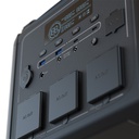 ESTACION ELECTRICA 1200W PORTABLE DE BATERIA 10 PUERTOS 110V  NEGRO-FORZA