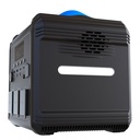 ESTACION ELECTRICA 1200W PORTABLE DE BATERIA 10 PUERTOS 110V  NEGRO-FORZA
