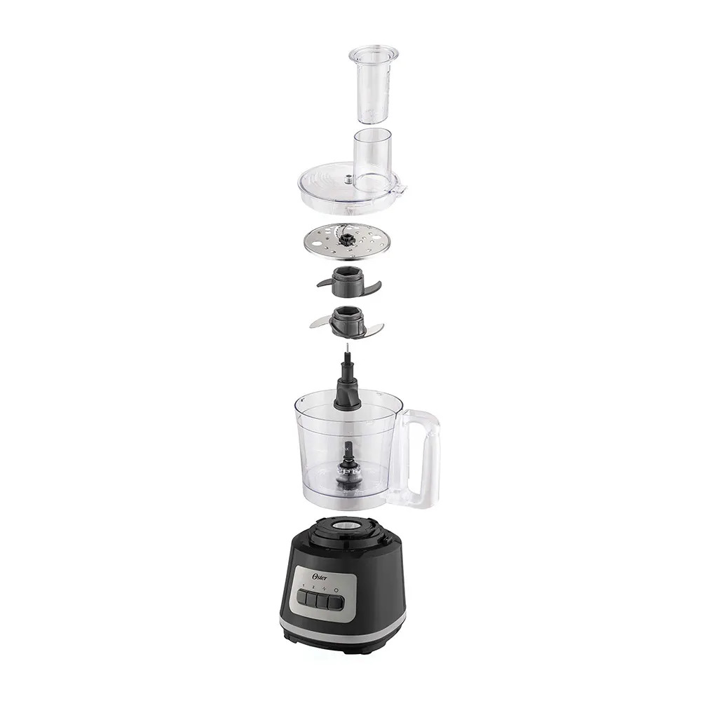 PROCESADOR OSTER 10 TZAS 500W 2 VEL + TURBO NEGRO-OSTER