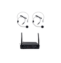 MICROFONO DE 2 AURICULARES T/DIADEMA NEGRO/-ITALY ITL298HD