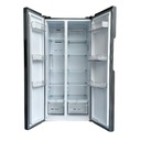 REFRIGERADORA SIDE BY DIDE 460LT INVERTER 2P NO FROST LED 72X83X178CM GRIS/MATE -RCA
