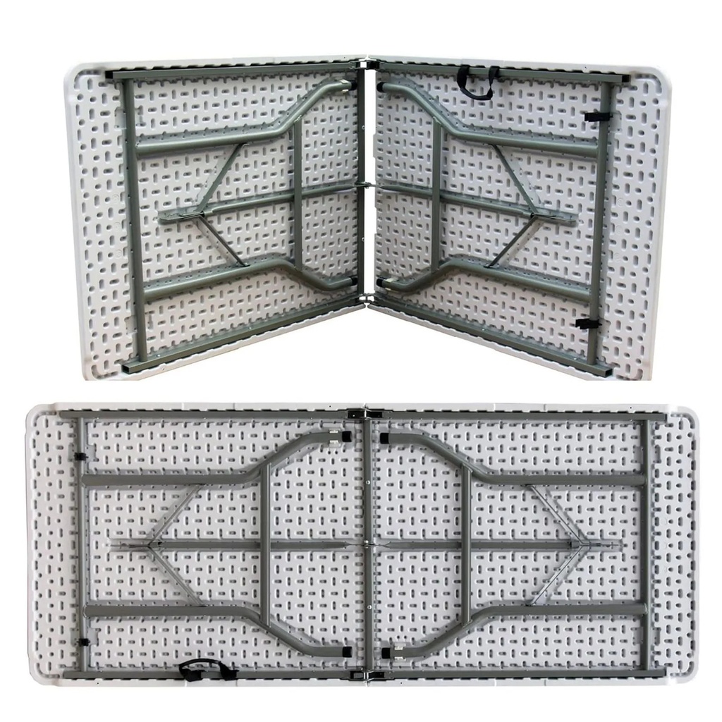 MESA PLEGABLE RECTANGULAR (180X70X74X3.5CM) -ALESSA