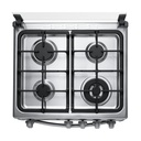 COCINA GRILL A GAS 4Q 24&quot; CON HORNO 58X60X94CM CROMA/-INDURAMA