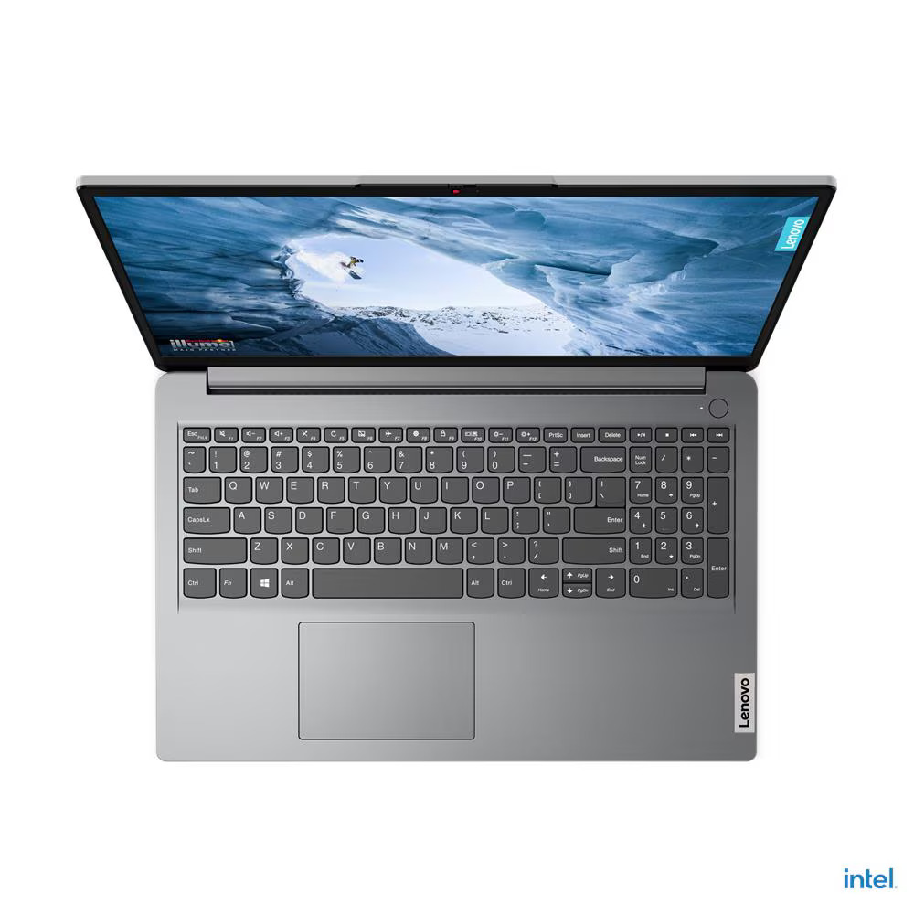LAPTOP LENOVO 8GB RAM INTEL CELERON 256GB 15.6&quot; FREEDOS GRIS/-LENOVO
