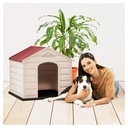 CASA PARA PERRO PEQUEÑA TECHO ROJO -TEXCOMERCIAL 12701-XP