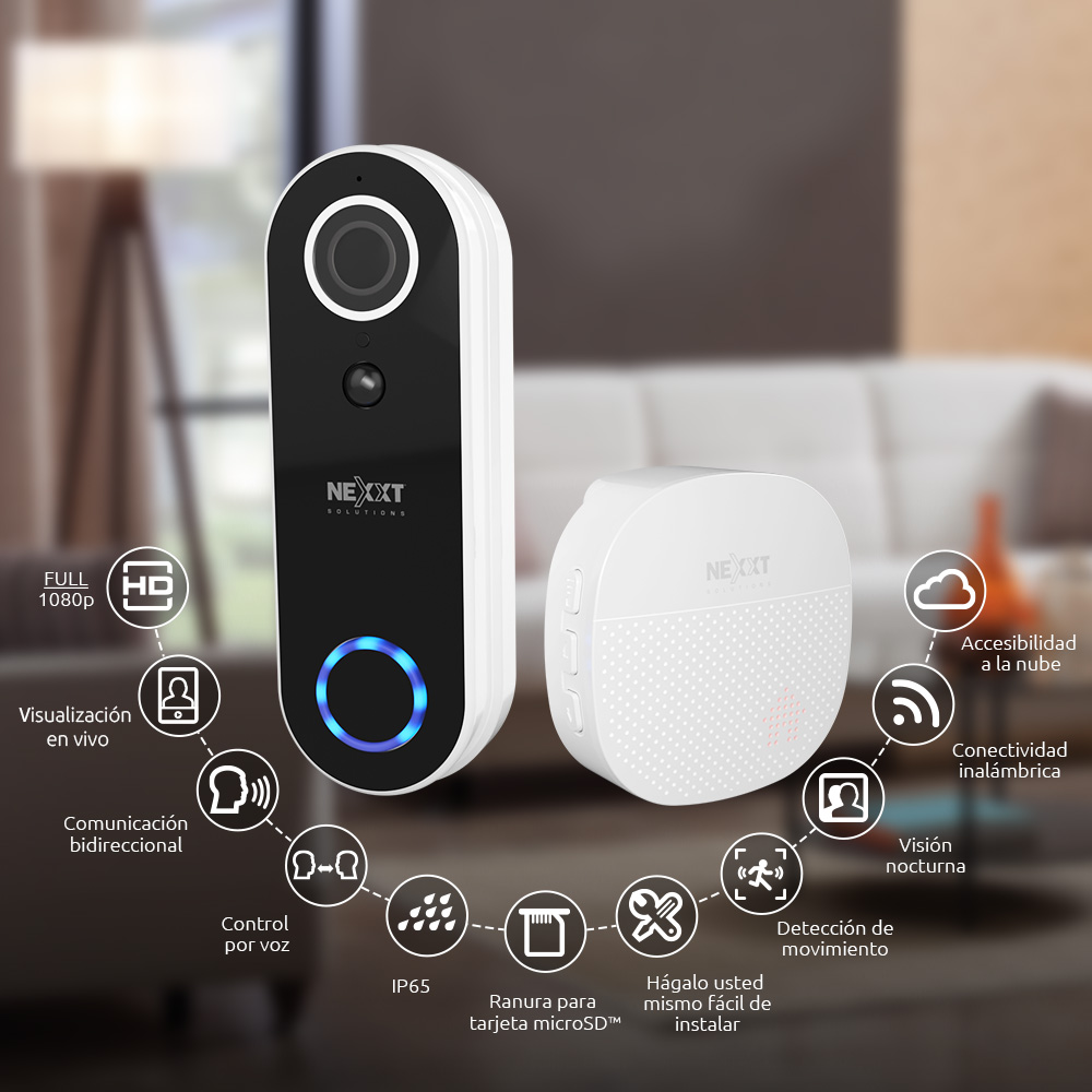 TIMBRE INTELIGENTE C/CAMARA WIFI -NEXXT