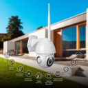 CAMARA INTELIGENTE MOTORIZADA P/EXTERIOR 2K WIFI BLANCO/-NEXXT