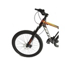 BICICLETA GTI ROCKET GM88-4 ARO 26&quot; NEGRO NARANJA CUADRO ACERO SUSPENSIÓN DELANTERA 21V FRENO DE DISCO