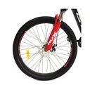 BICICLETA GTI MADROCK III ARO 26&quot; ROJO NEGRO CUADRO ALUMINIO SUSPENSIÓN DELANTERA 21V FRENO DE DISCO