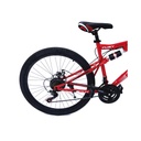 BICICLETA FURY 24NVL ARO 26 ROJO/BLANCO - ECUACYCLO (JG-BCEO021)