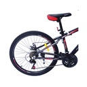 BICICLETA ARO 24 SNAP NEGRO/ROJO