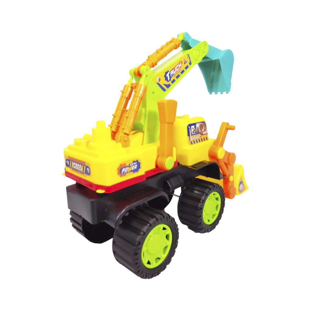 CAMIÓN  DE JUGUETE CON EXCAVADORA