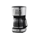 CAFETERA 1.5LT 12 TAZAS  INOX/NEGRO -INDURAMA