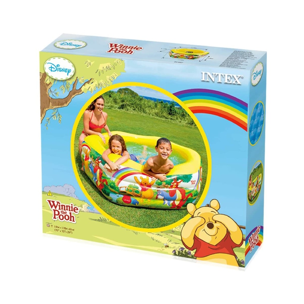 PISCINA EXAGONAL WINNIEPOOH 191X178CM - INTEX