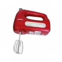 BATIDORA DE MANO 6VEL TURBO 120V ROJO/-PRIMA