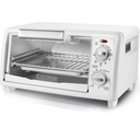 HORNO TOSTADOR 1150W 4 REBANADAS BLANCO/-BLACK DECKER TO1342W