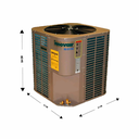 AIRE ACONDICIONADO PISO/TECHO TIP A 36000BTU 46DB 23X124X66CM BLANCO - INNOVAIR