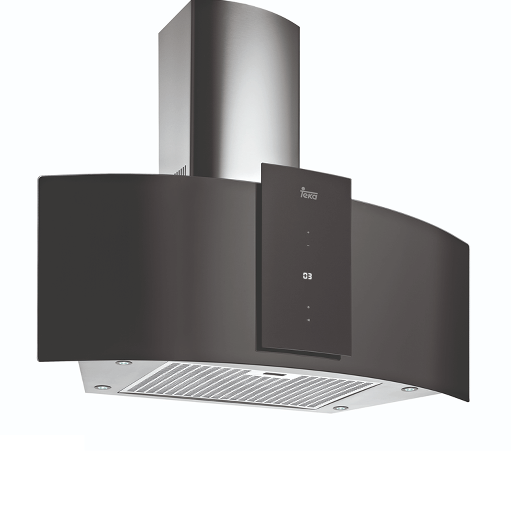 CAMPANA 4 L/LED 315M3/H 3VL 40DB 45X90X35cm INOX/NEGRO - TEKA
