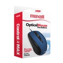 MOUSE OPTICO 5 BOTONES AZUL/-MAXELL MOWR-105 AZUL