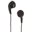 AUDIFONO ALAMBRICO 1.2MT NEGRO - MAXELL