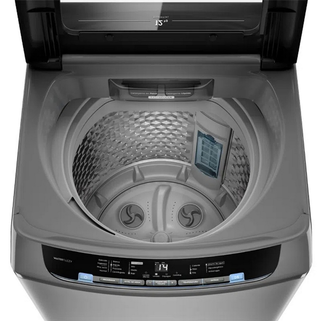 LAVADORA 12KG C/SUPERIOR 110V SILVER/INOX -ELECTROLUX