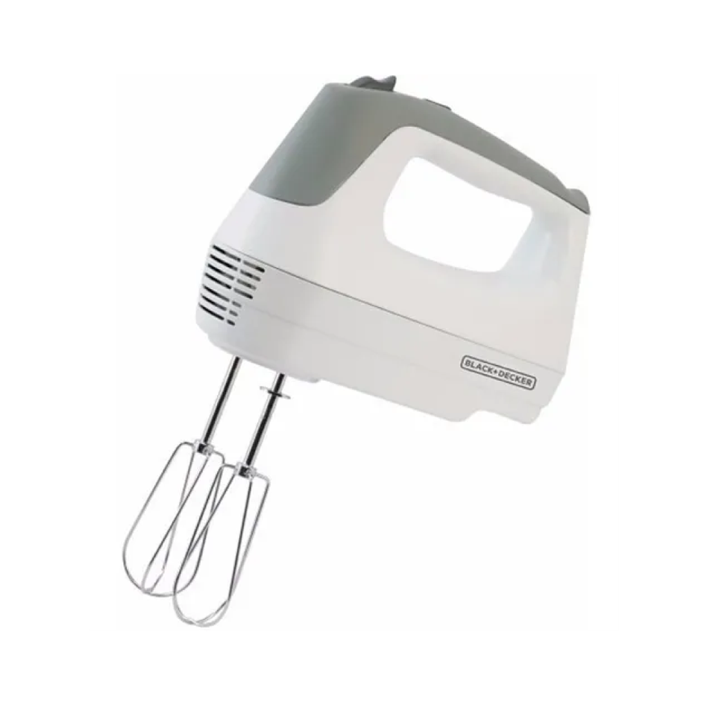 BATIDORA DE MANO BLACK &amp; DECKER MX1500W / 175 WATTS / 5 VELOCIDADES / COLOR BLANCO