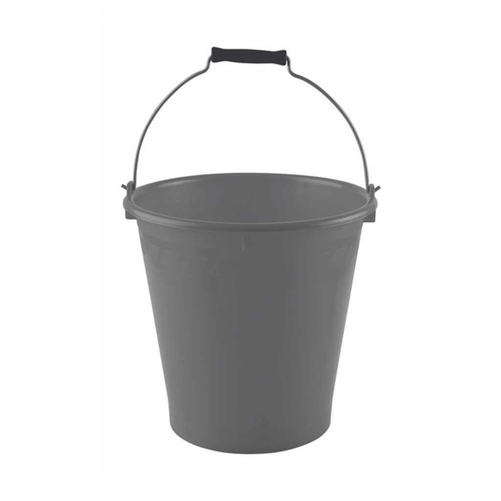 BALDE CON ASA DE METAL 12LT GRIS - PICA