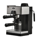 CAFETERA EXPRESO CAPPUCCINO 800ML 4TZ P/SICLO SILVER/NEGRO - OSTER