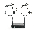 MICROFONO DE 2 AURICULARES T/DIADEMA NEGRO/-ITALY ITL298HD