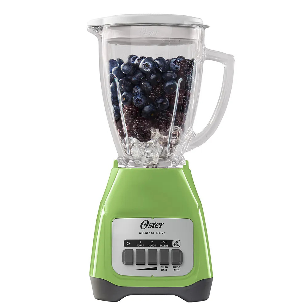 LICUADORA DE TECLAS 500W 2 VEL 1.5LT VERDE/-OSTER