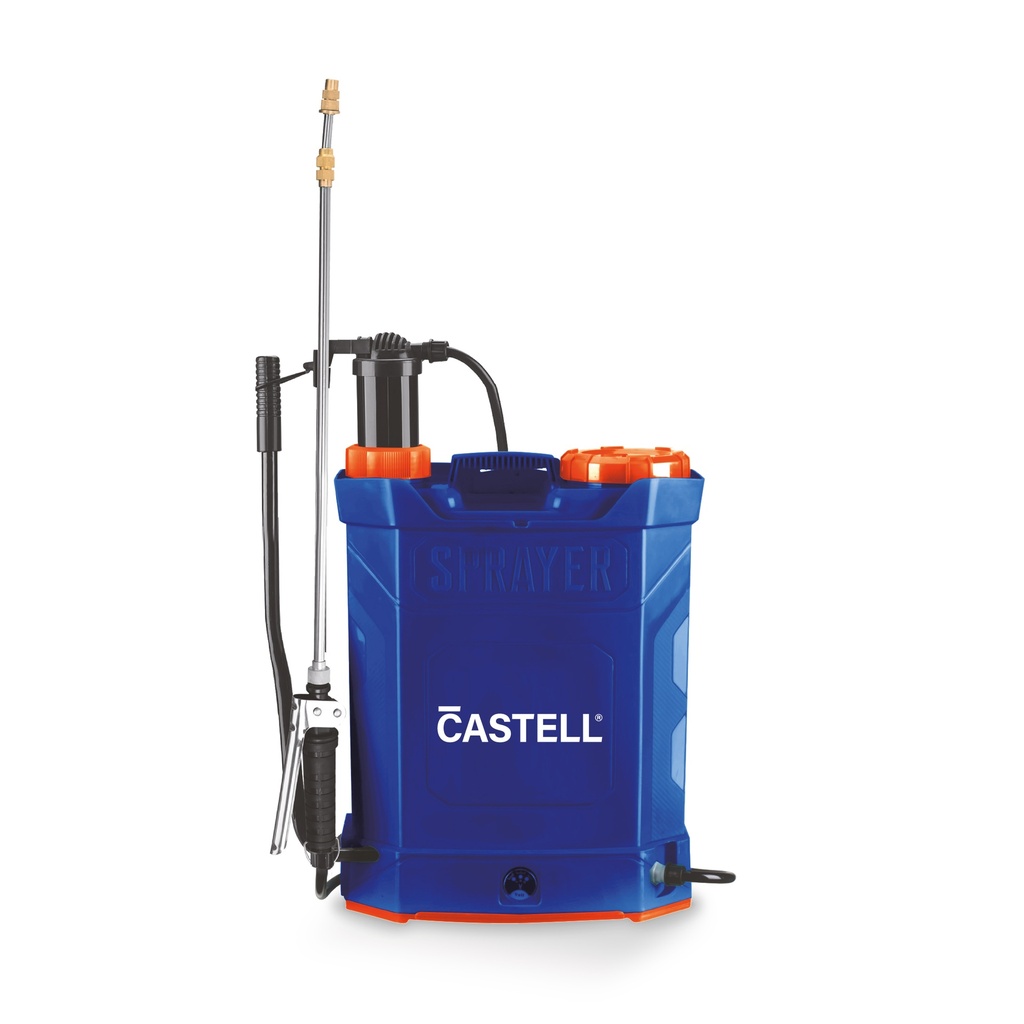 BOMBA DE FUMIGAR A BATERÍA 16LT AZUL-CASTELL