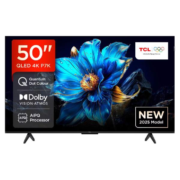 TELEVISOR SMART UHD QLED 4K 50&quot;GOOGLE TV NEGRO/-TCL