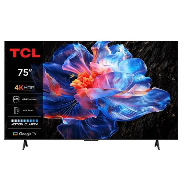TELEVISOR UHD 4K 75&quot; GOOGLE TV 12.0 HDR10 NEGRO/-TCL
